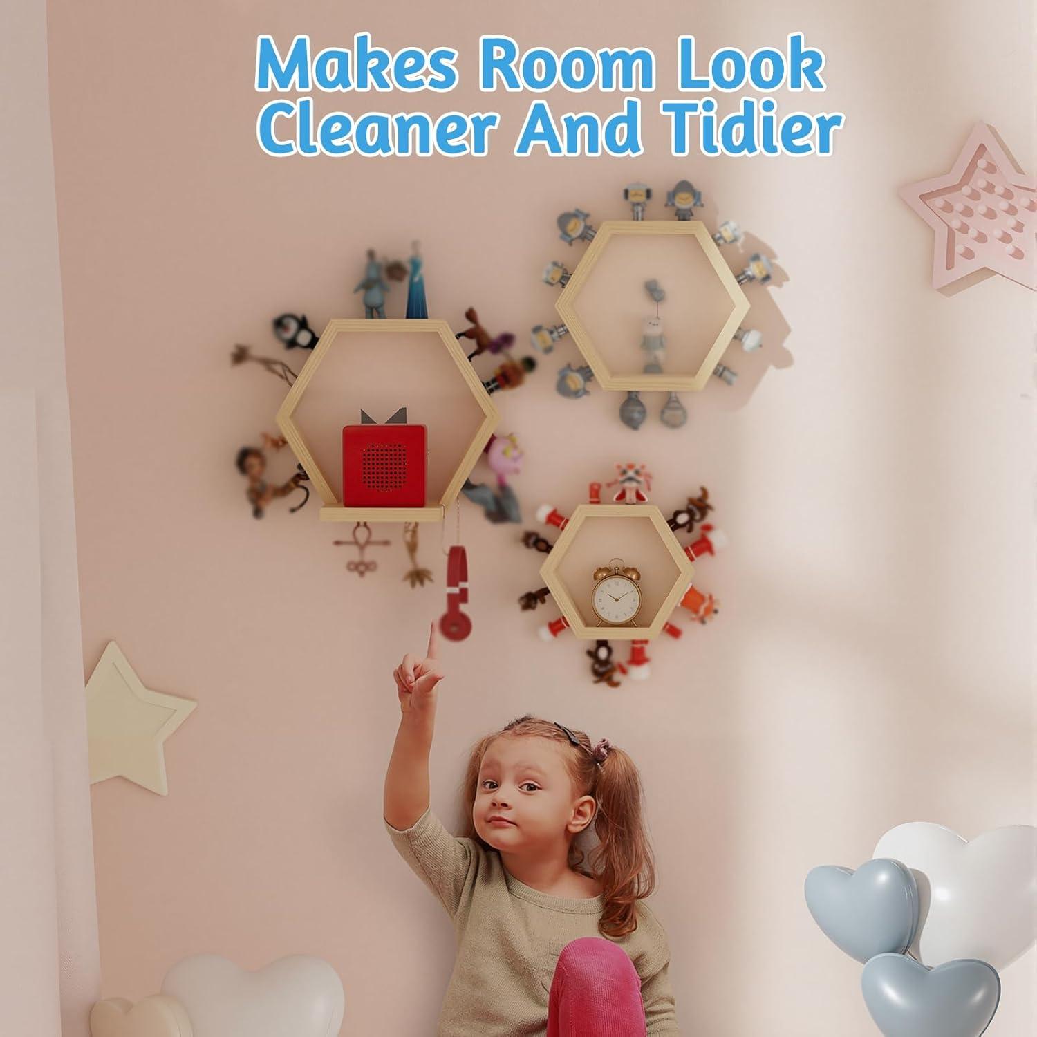 Estante Magnético Tonies Jolensoy - Juego de 3 Estantes de Madera