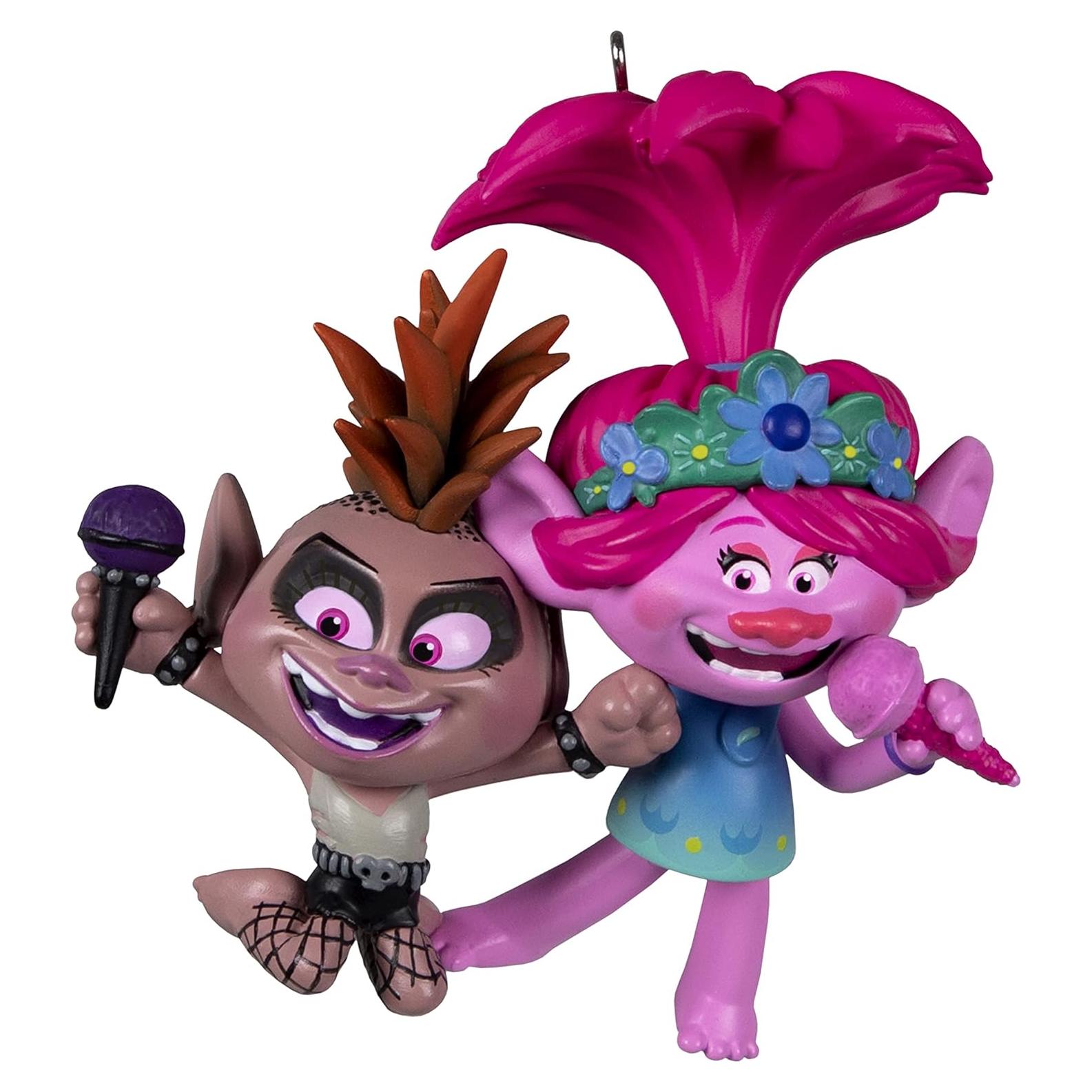 Adorno Navideño Hallmark Keepsake 2022 Trolls Rocas de Amistad