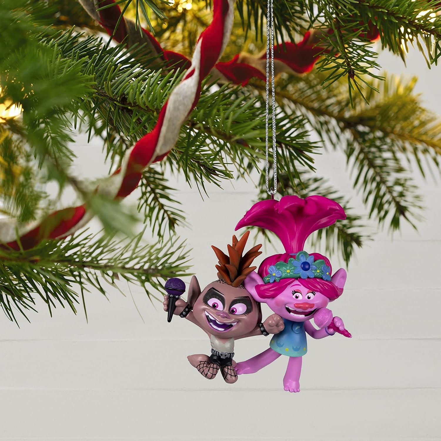 Adorno Navideño Hallmark Keepsake 2022 Trolls Rocas de Amistad