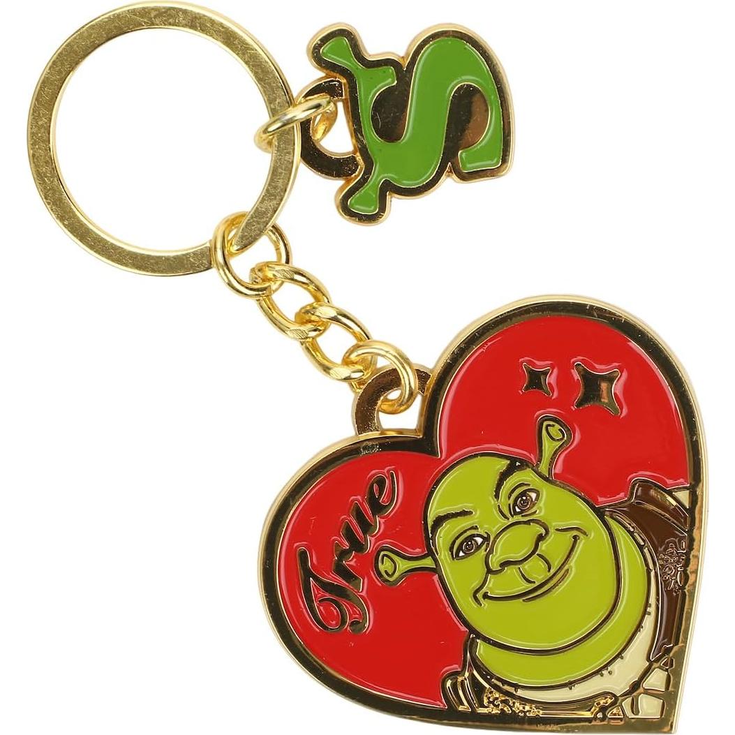 Llaveros de Mejor Amigo Shrek y Fiona Bioworld - Metal 40x96mm
