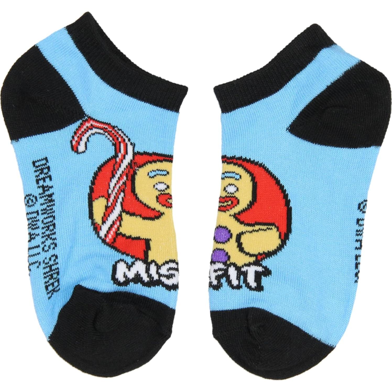 Calcetines para Niños DreamWorks Shrek 4 Paquetes 7-9