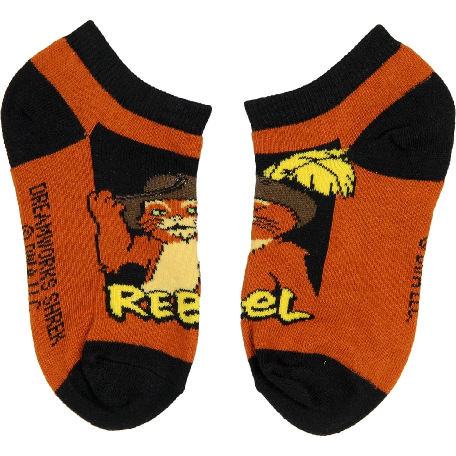 Calcetines para Niños DreamWorks Shrek 4 Paquetes 7-9