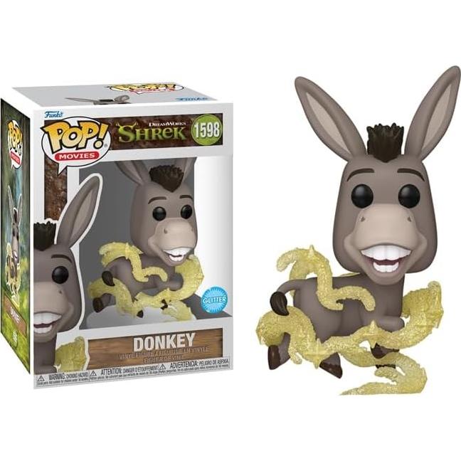 Figura de Vinilo Pop! Burro Shrek 30 Aniversario Funko 9.5cm