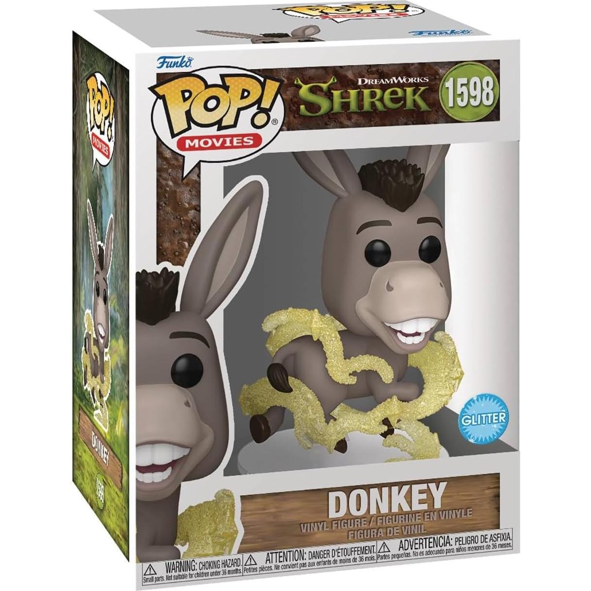 Figura de Vinilo Pop! Burro Shrek 30 Aniversario Funko 9.5cm