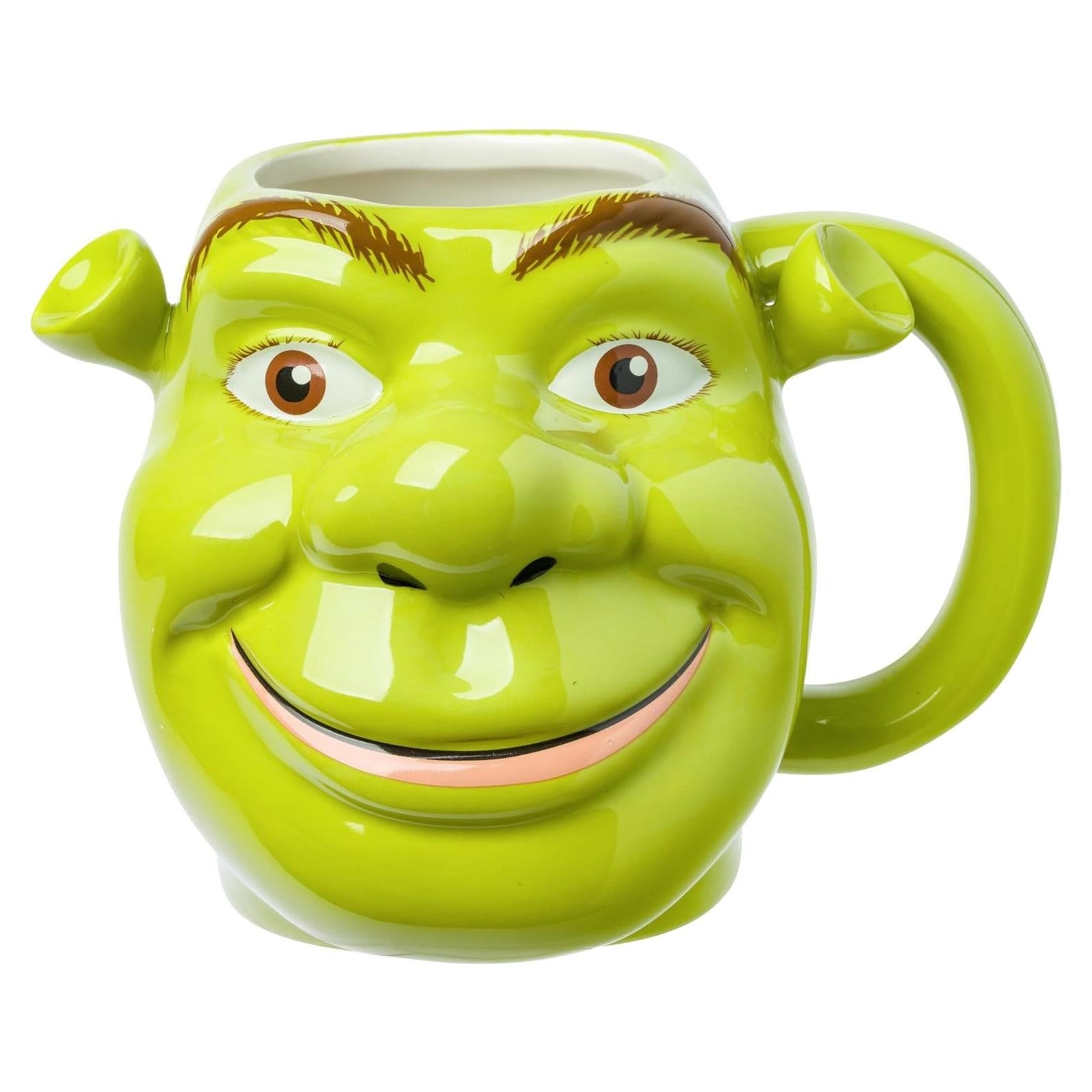 Taza Cerámica 3D Shrek Silver Buffalo 590 ml Diseño Único