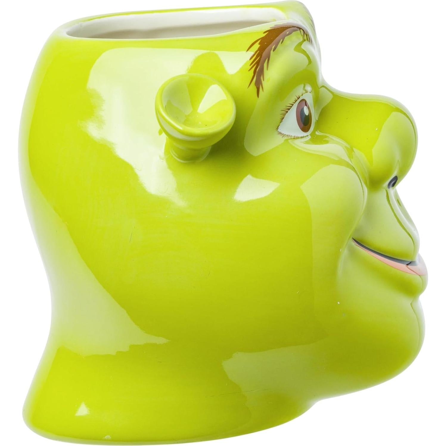 Taza Cerámica 3D Shrek Silver Buffalo 590 ml Diseño Único