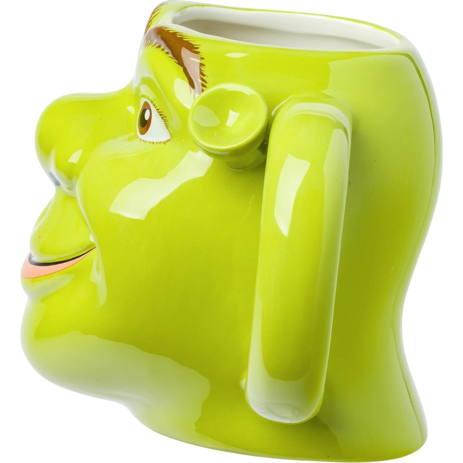 Taza Cerámica 3D Shrek Silver Buffalo 590 ml Diseño Único