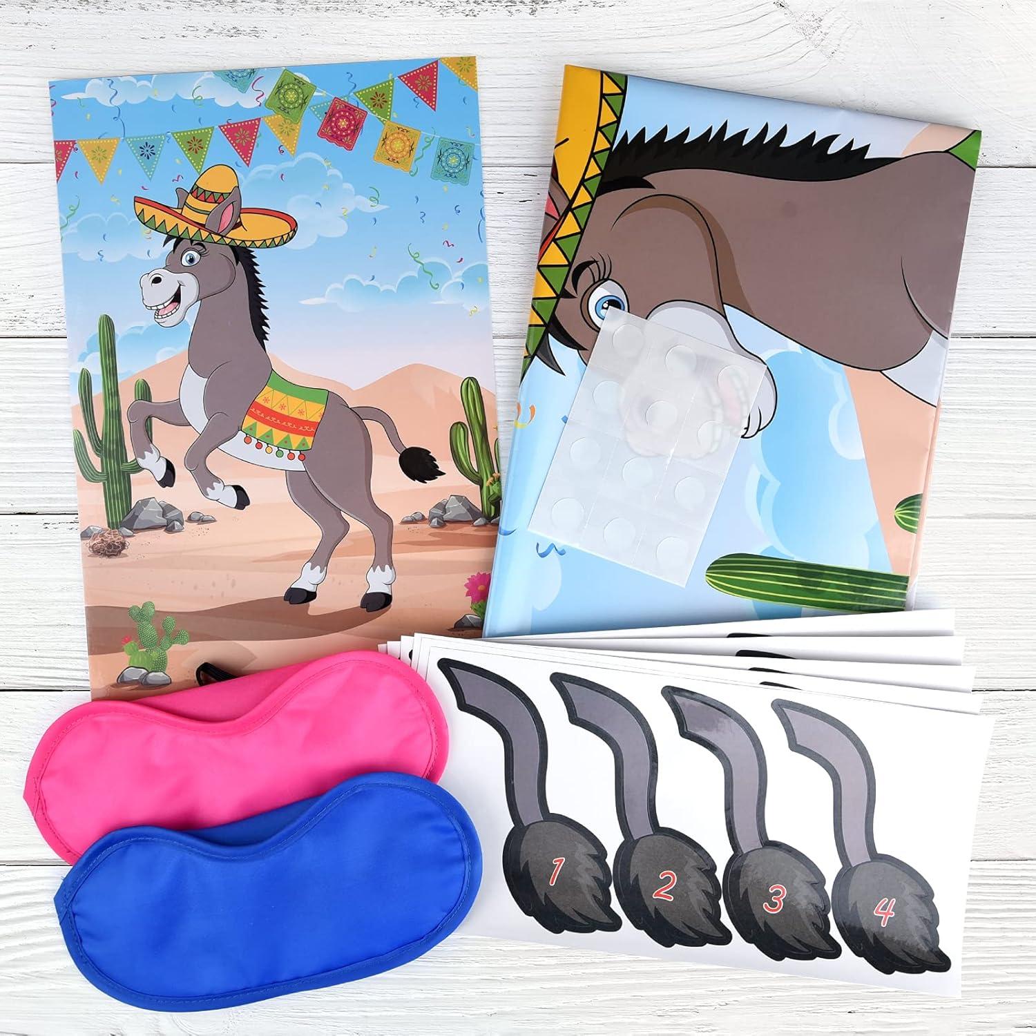 Juego Clava la Cola en el Burro Mexicano FEPITO 71x53 cm