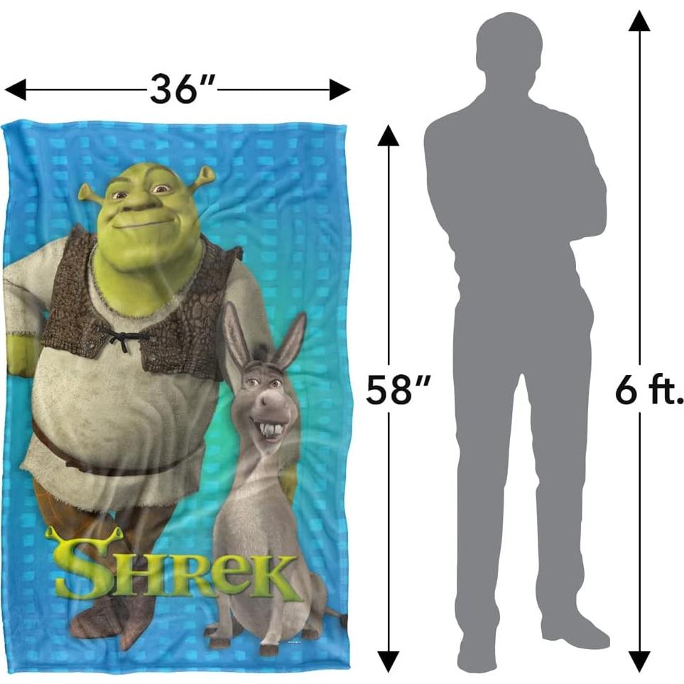 Manta Suave Trevco Shrek Pals 91x147 cm Microfibra