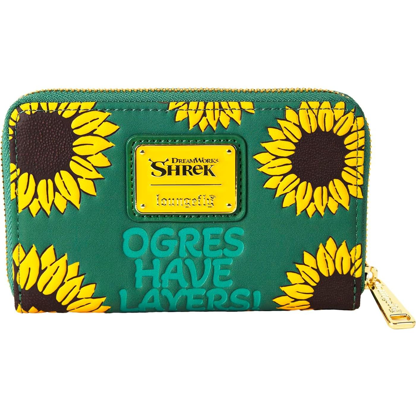 Billetera Loungefly Shrek Cuero Vegano Multicolor 15x10cm