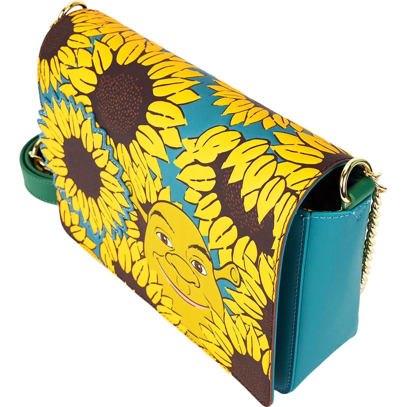 Bolso Cruzado Loungefly Shrek 24.1x16.5cm Cuero Vegano