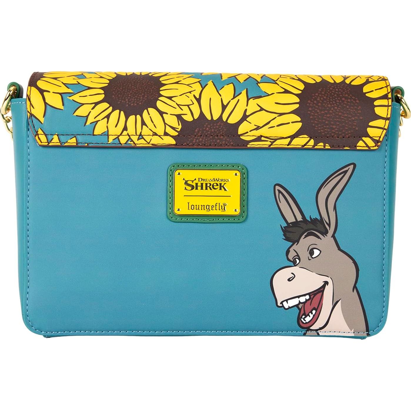 Bolso Cruzado Loungefly Shrek 24.1x16.5cm Cuero Vegano