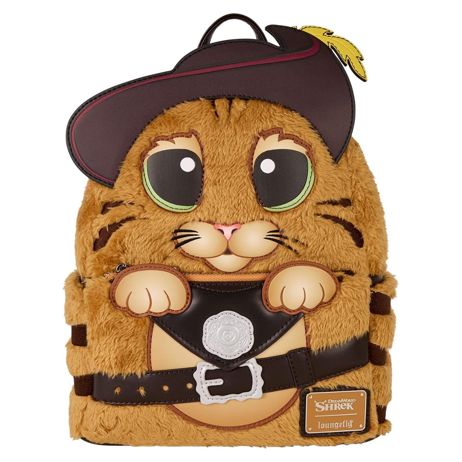 Mochila Mini Gato con Botas Loungefly 22.8x26.6x11.4cm