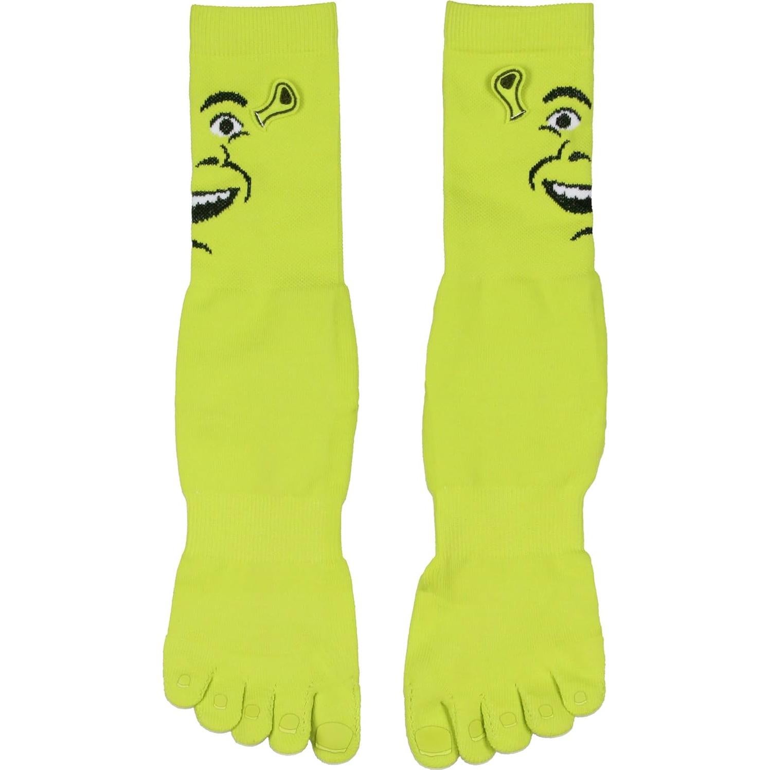 Calcetines 3D Shrek Bioworld Unisex Adulto Verde 1 Par