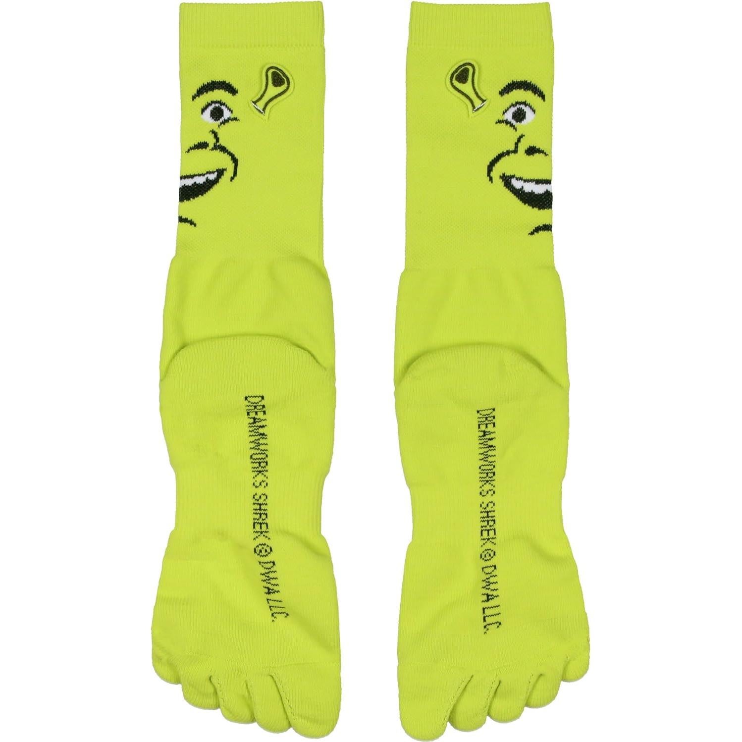 Calcetines 3D Shrek Bioworld Unisex Adulto Verde 1 Par