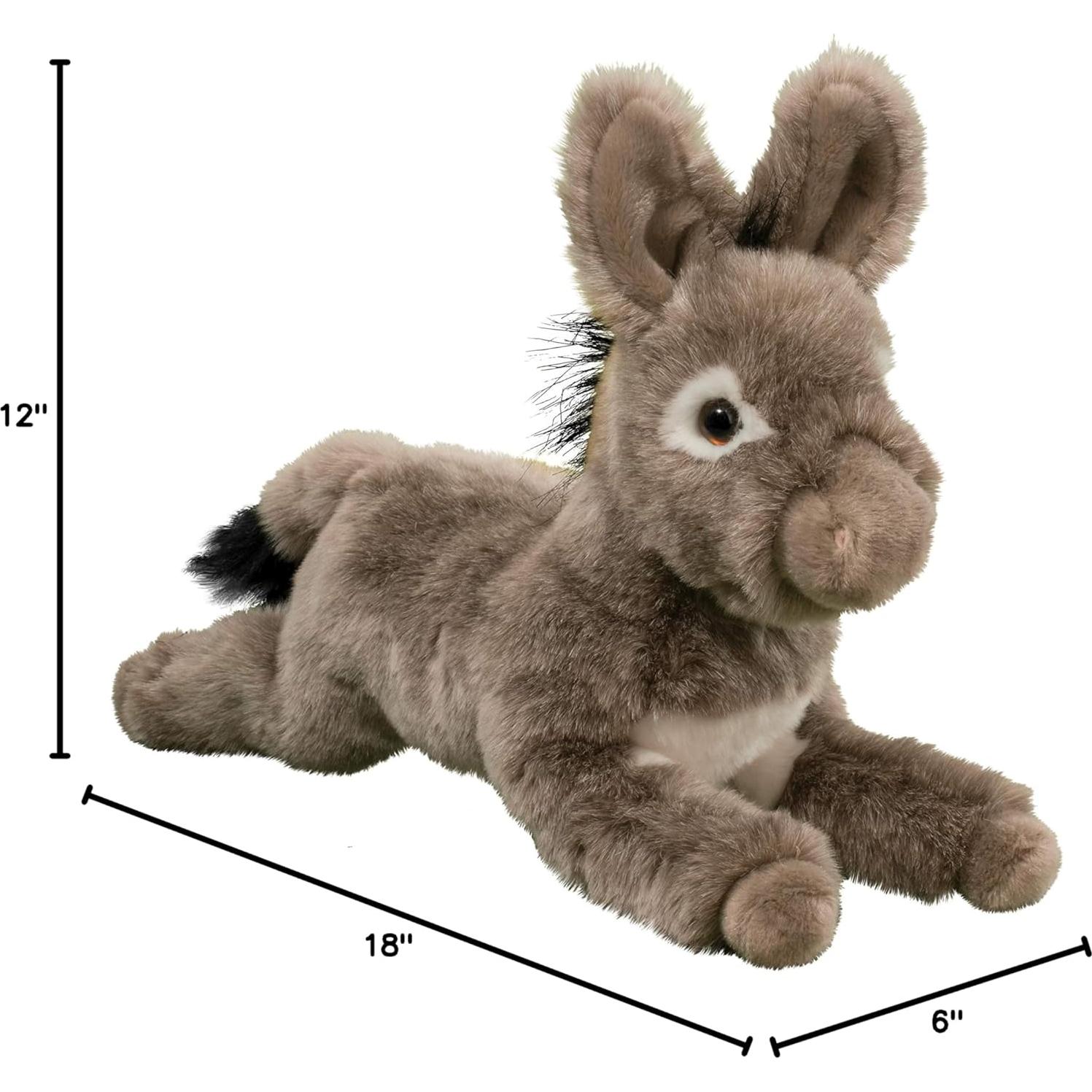 Peluche Burro Rupert Douglas 46 cm Suave y Abrazable