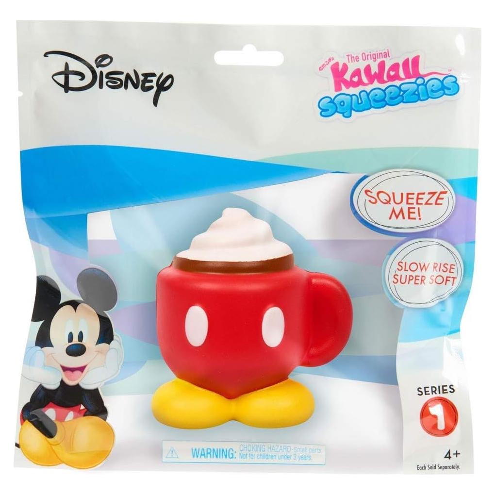 Kawaii Just Play Squeezies Mickey Cocoa Multicolor 5cm