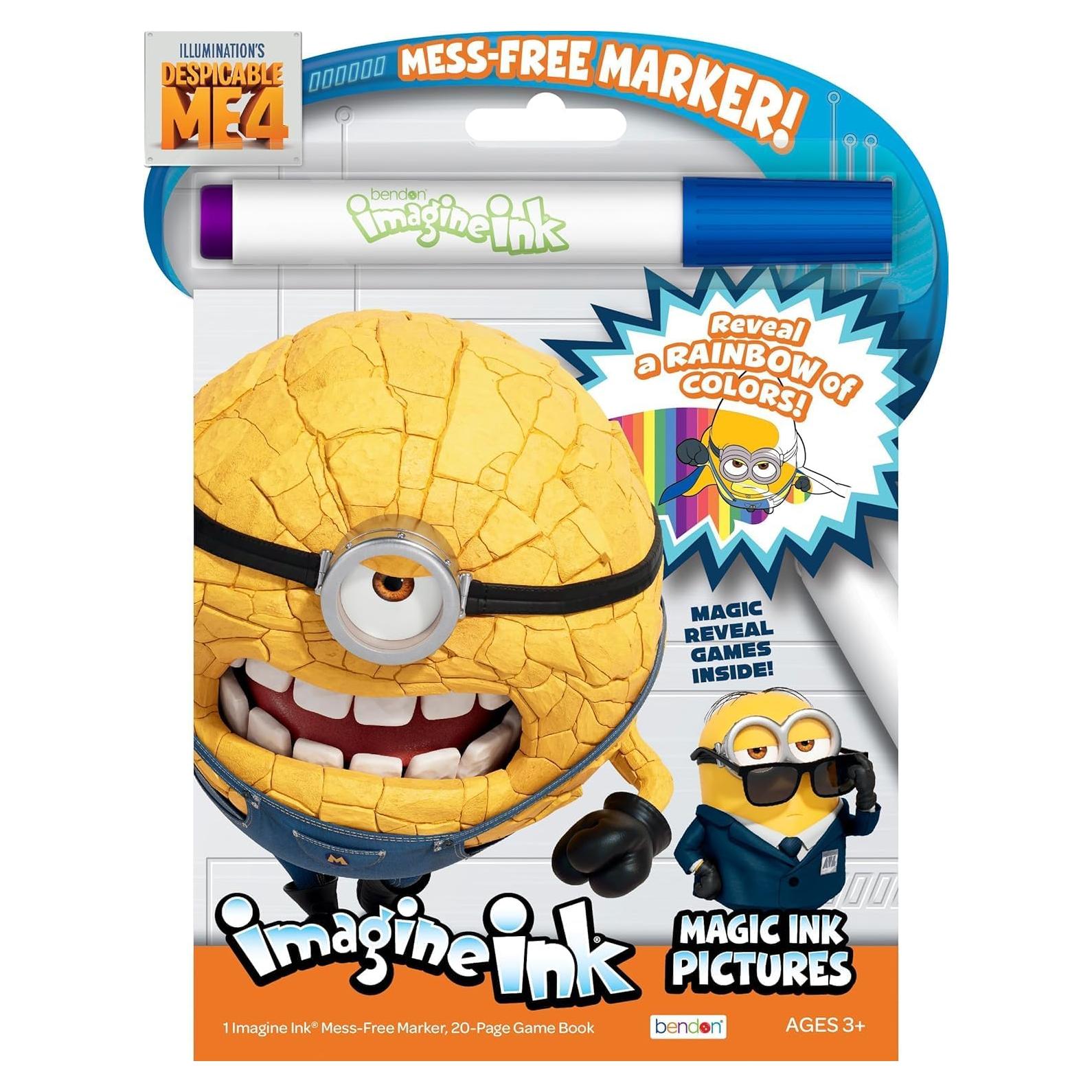 Libro para Colorear Imagine Ink Minions Mi Villano Favorito 4