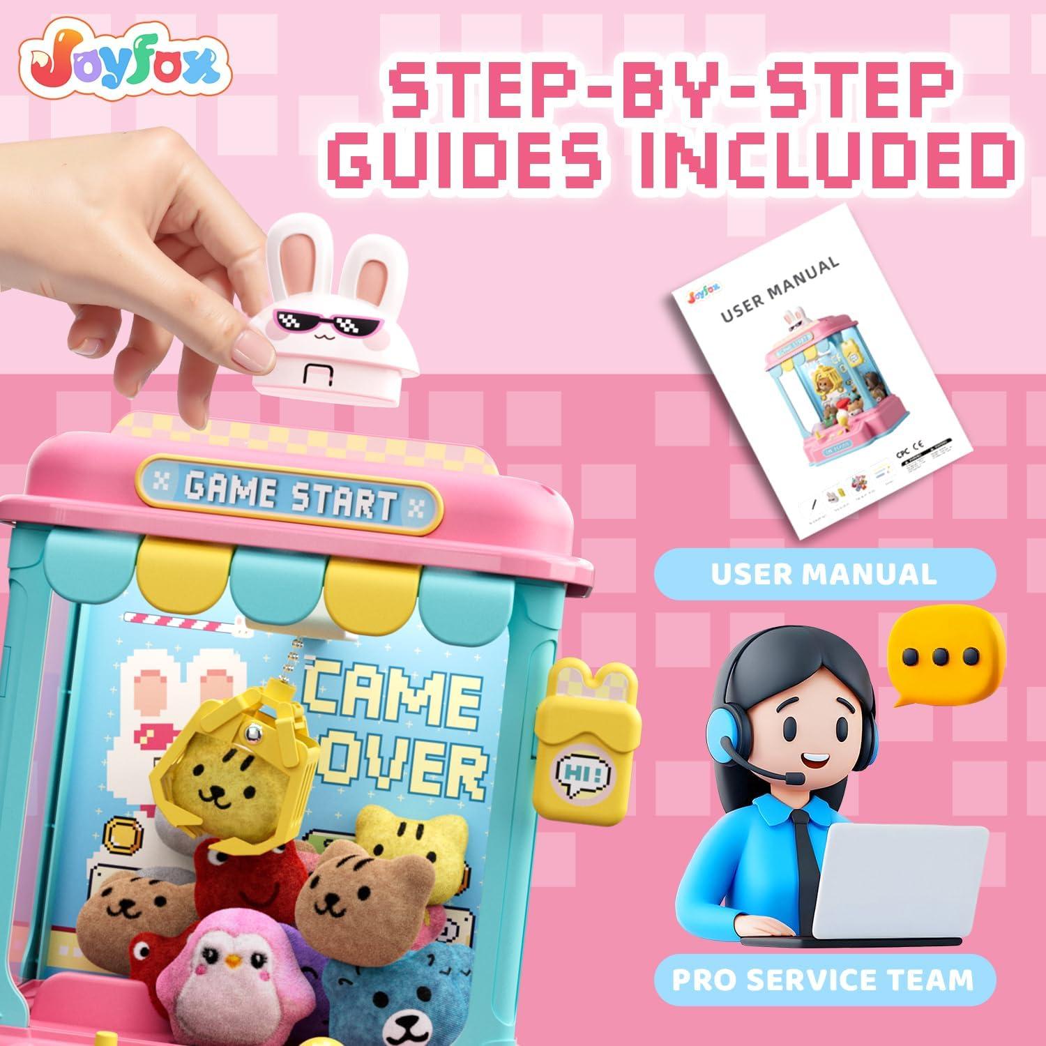 Mini Máquina de Garras Joyfox para Niños 3-8 Años
