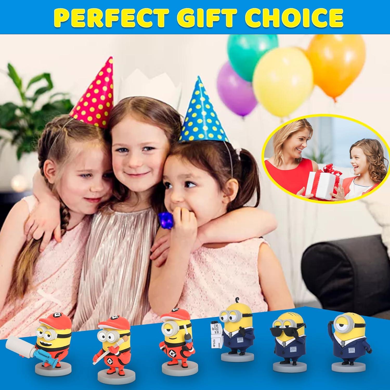 Conjunto de Figuras de Acción Minions YOLOPARK 7.6 cm