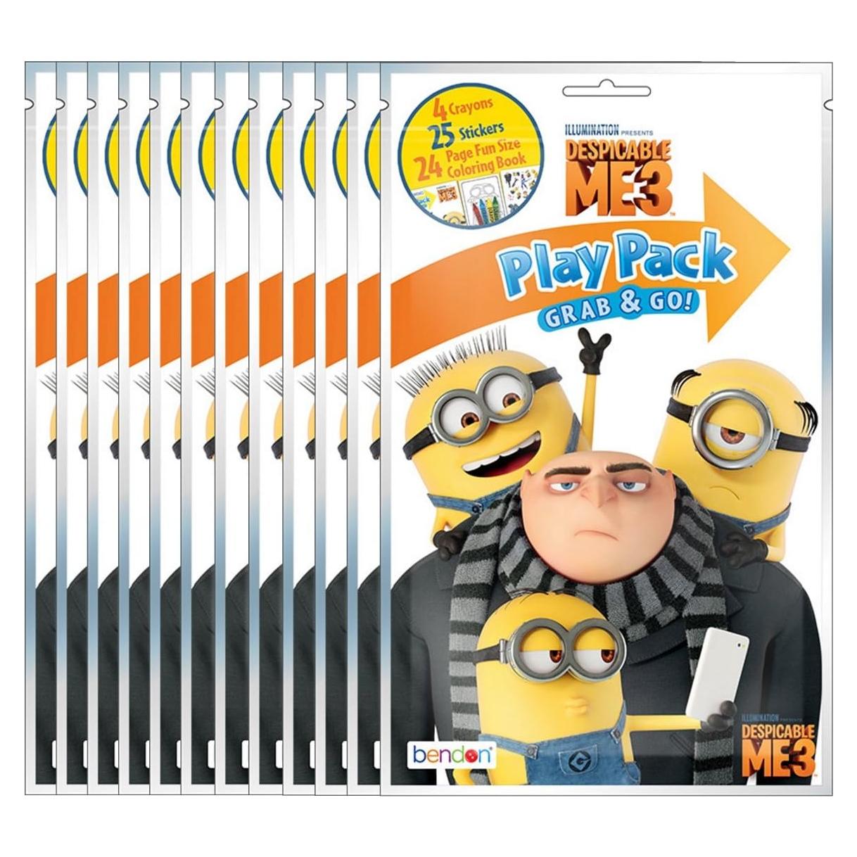 Paquete de Juego Agarra y Ve Mi Villano Favorito 3 - 12 Unidades