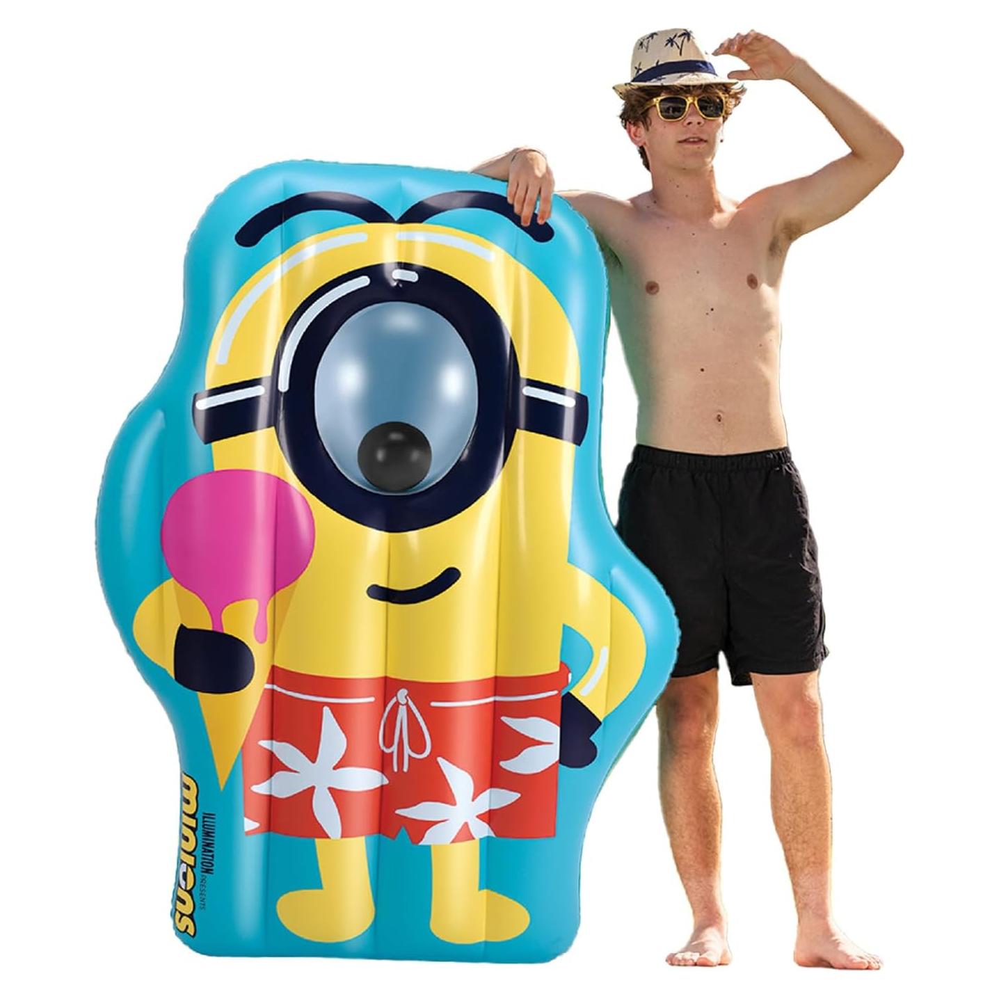 Flotador de piscina gigante BigMouth Minions 145x97cm