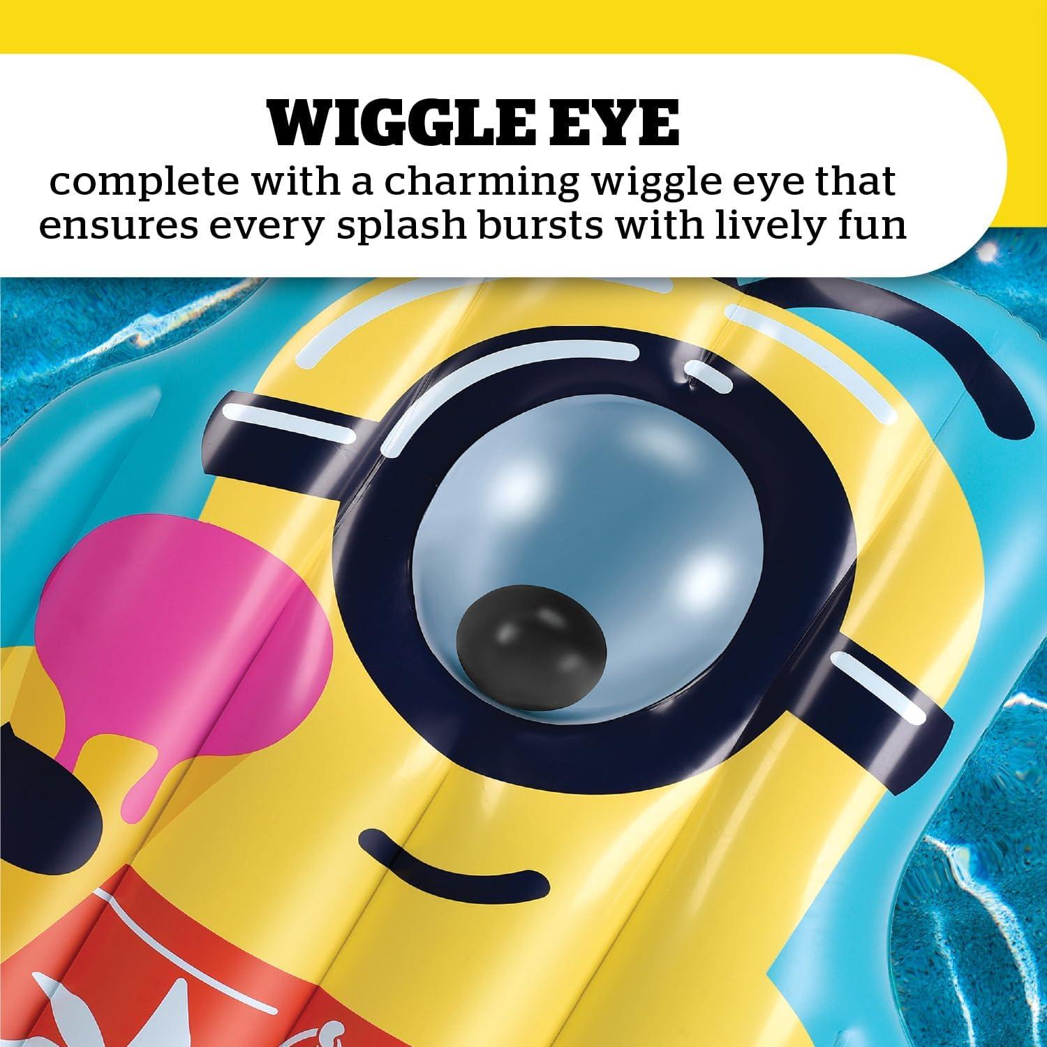 Flotador de piscina gigante BigMouth Minions 145x97cm