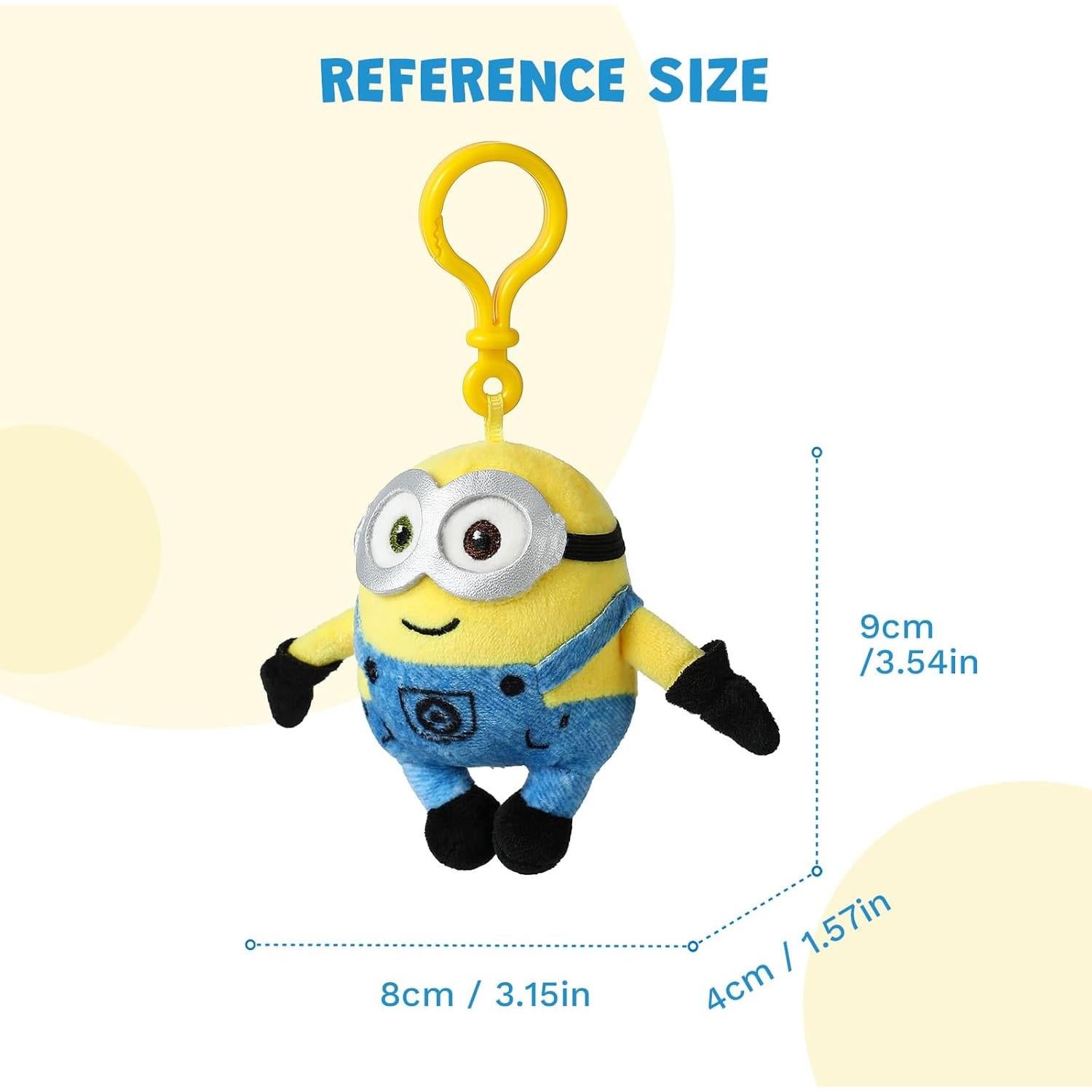 Llavero de Peluche Colgante MINISO Bob Minions 8.89 cm
