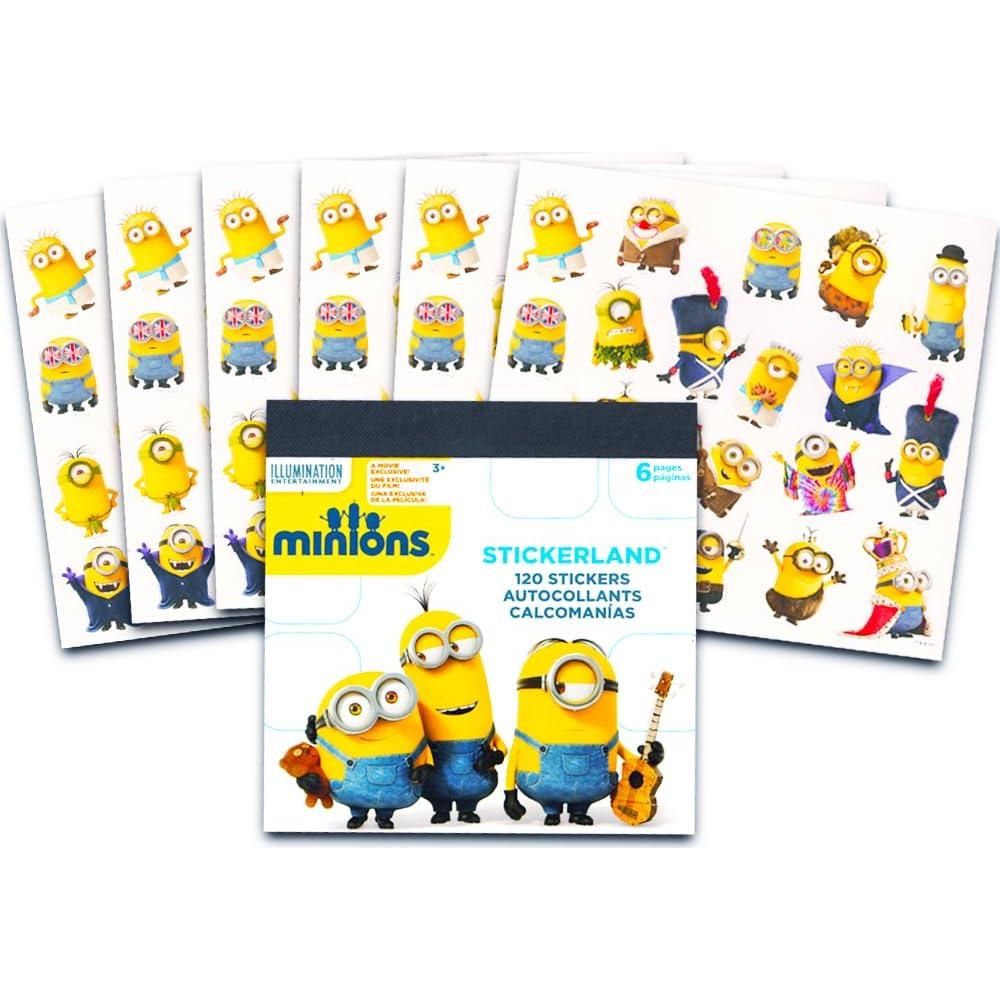 Paquete de Stickers de Minions Mi Villano Favorito - 360 Stickers