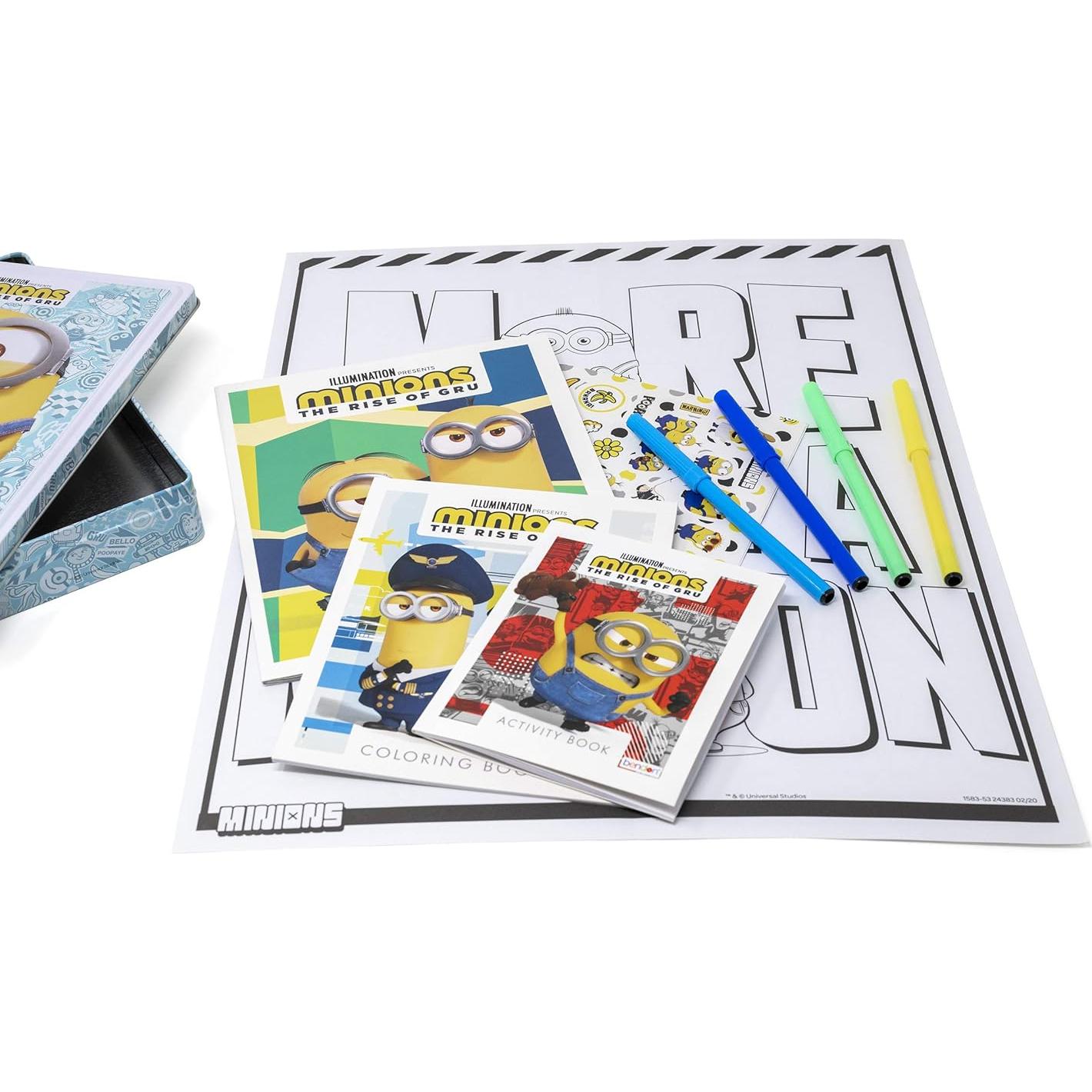 Lata de Actividades Mi Villano Favorito Bendon AS47657 - Colorear y Stickers