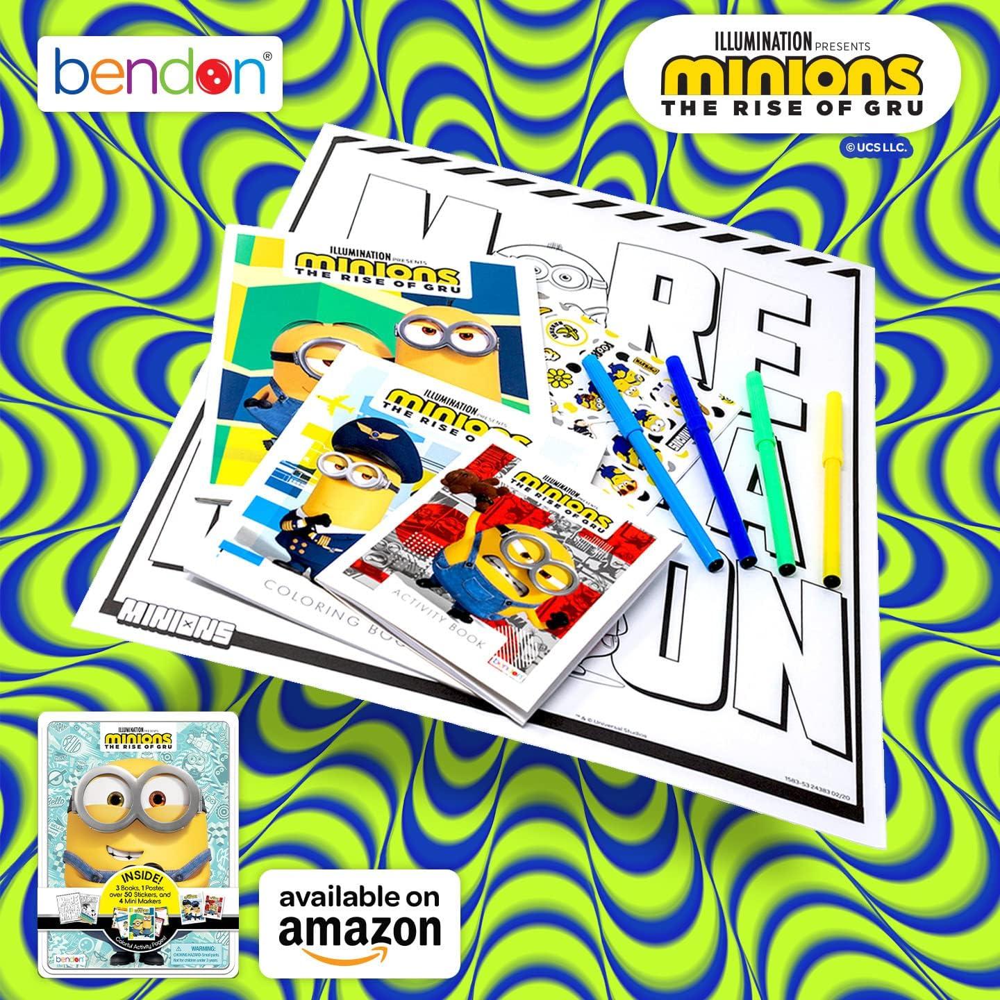 Lata de Actividades Mi Villano Favorito Bendon AS47657 - Colorear y Stickers
