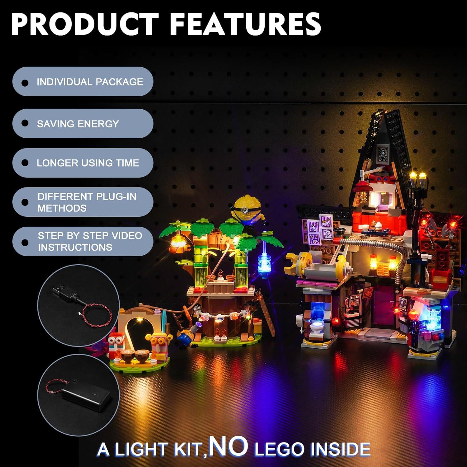 Kit de Luz LED BrickBling para Lego 75583 Mi Villano Favorito