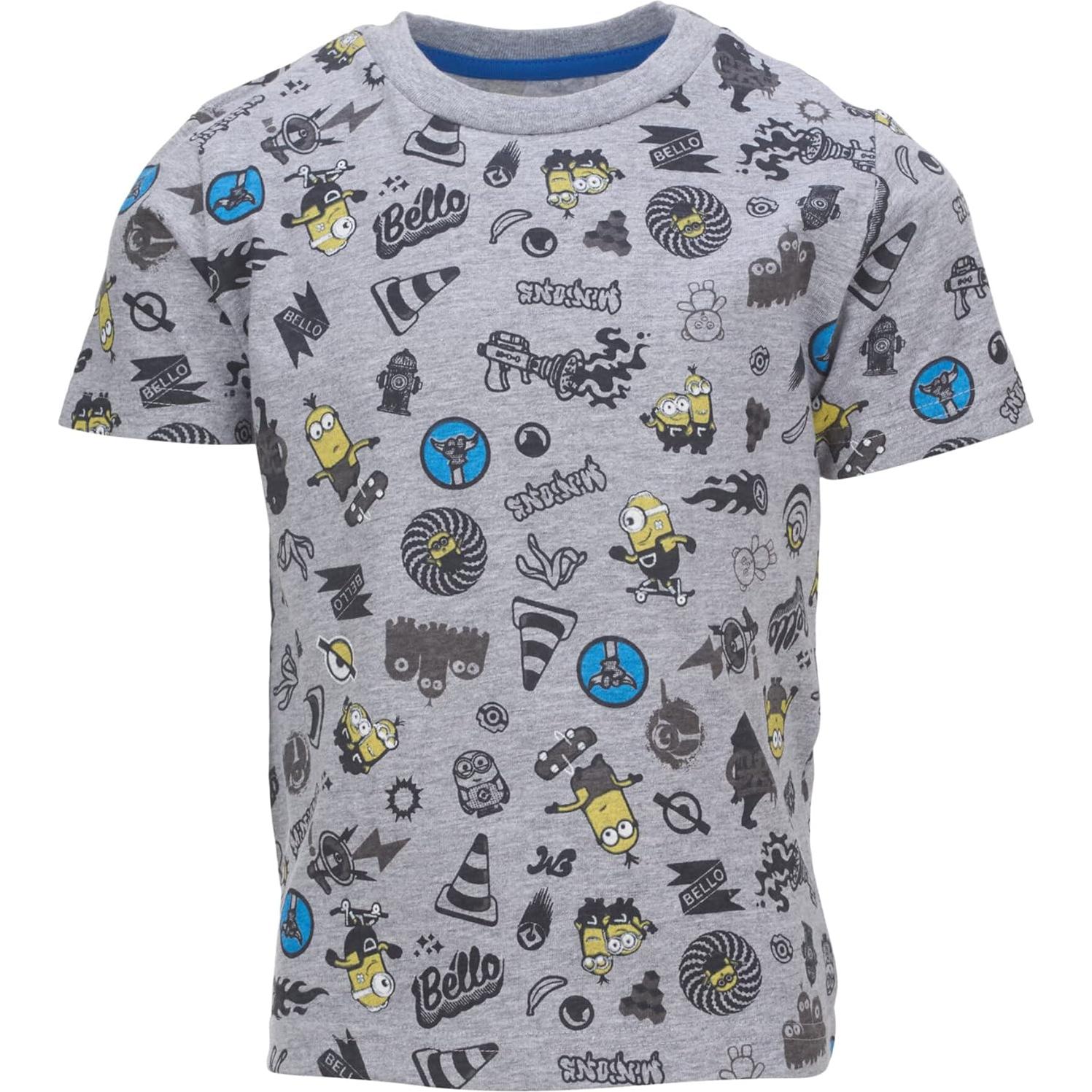 Camisetas gráficas para niños Despicable Me 3 Pack 4T