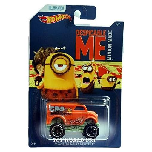 Hot Wheels Minion Entrega de Leche 1:64 2017 Raro
