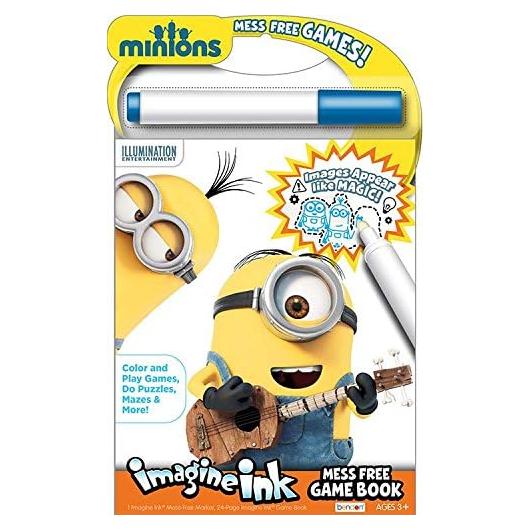 Libro de Juegos Imagine Ink Bendon Minions 24 Páginas