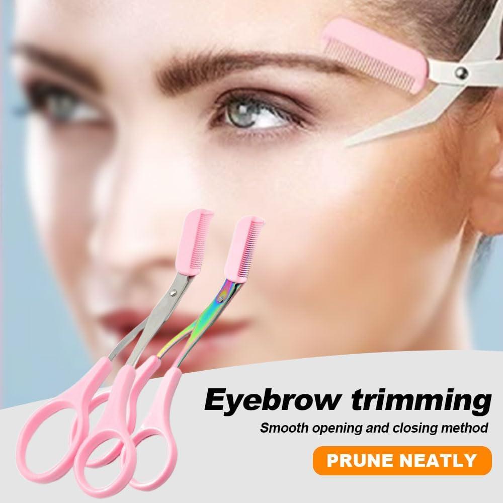 Tijeras para Cejas JUDUNA con Peine - Recortador Profesional Negro