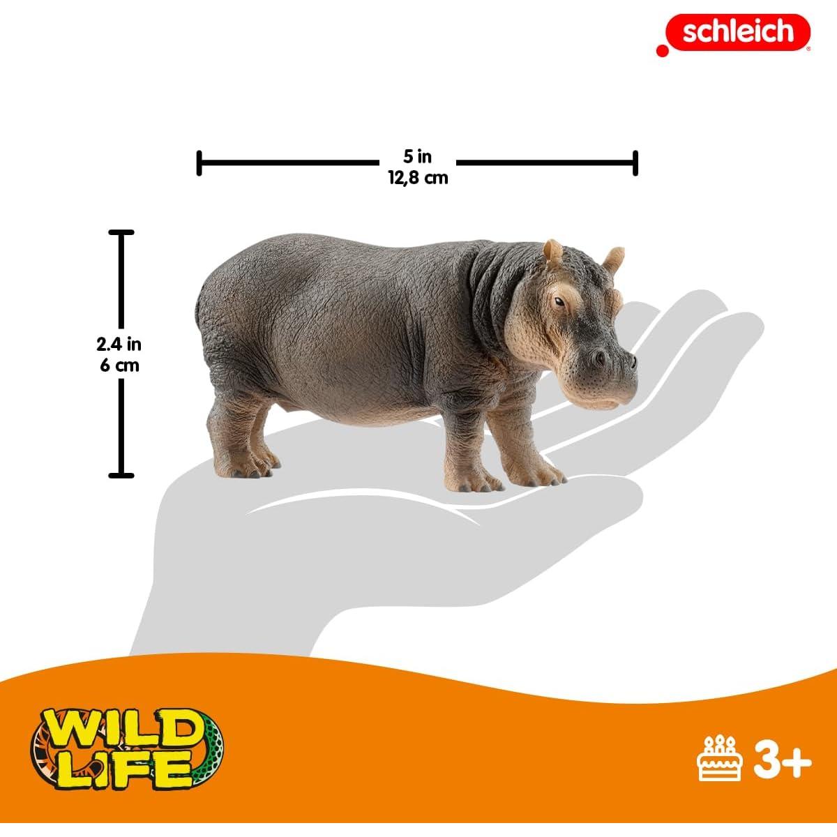 Figura de Hipopótamo Schleich Wild Life 12.7x12.7 cm
