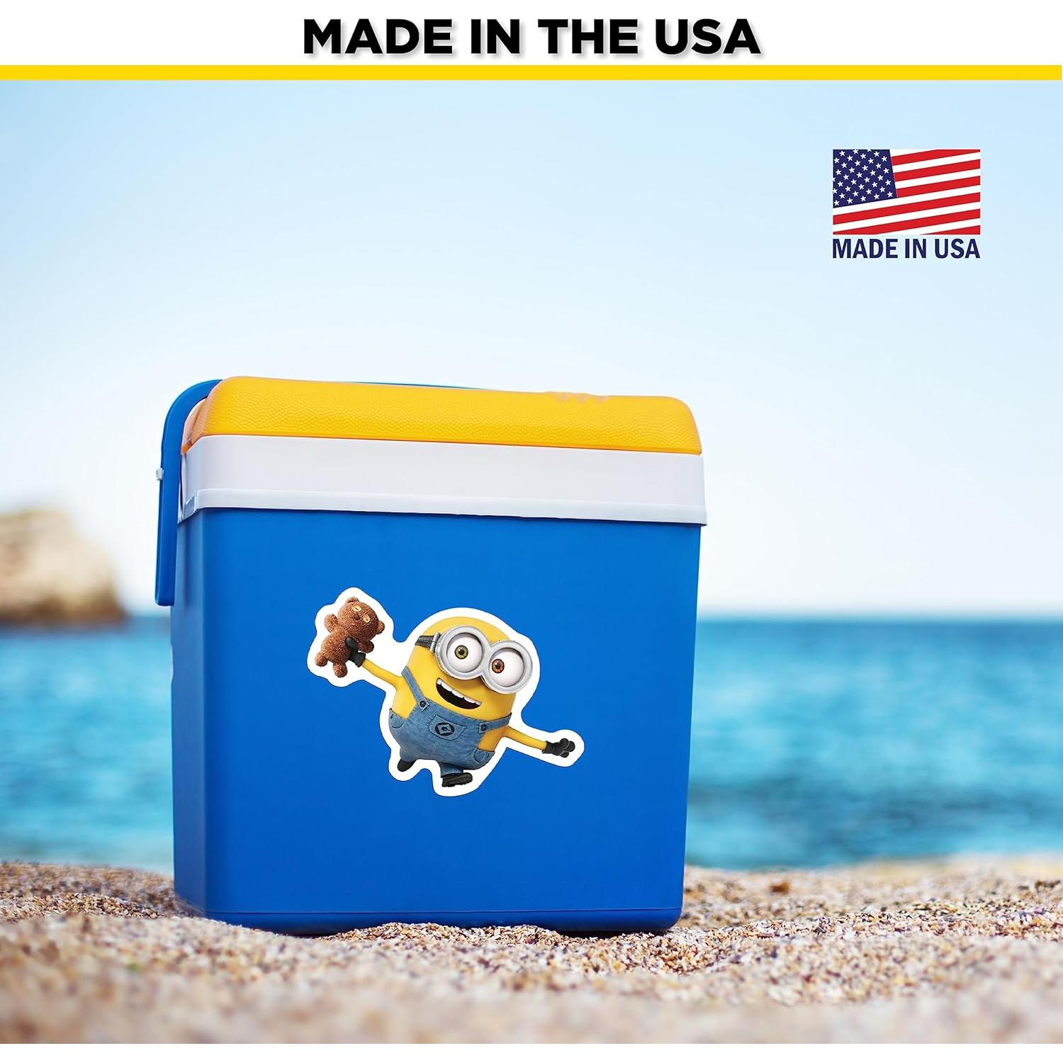 Set de 3 Calcomanías de Bob Minions - Vinilo Resistente al Agua