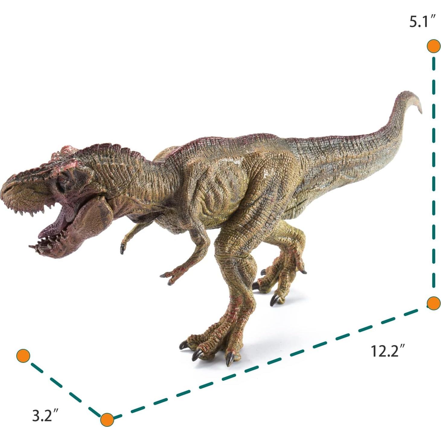 Juego de 2 Dinosaurios JR PARK T-Rex 39.88 cm Realista