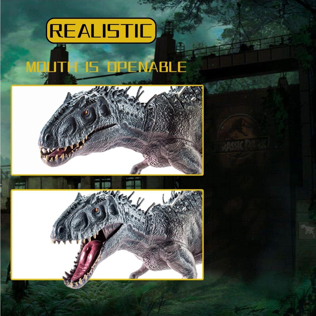 Juego de 2 Dinosaurios JR PARK T-Rex 39.88 cm Realista