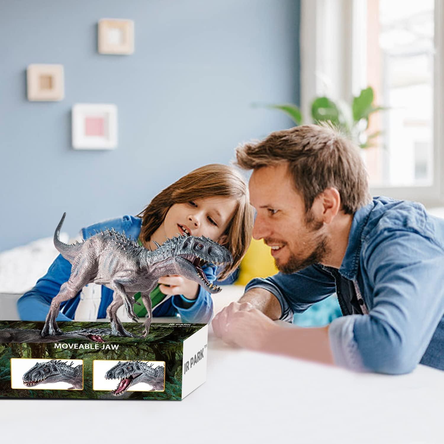 Juego de 2 Dinosaurios JR PARK T-Rex 39.88 cm Realista