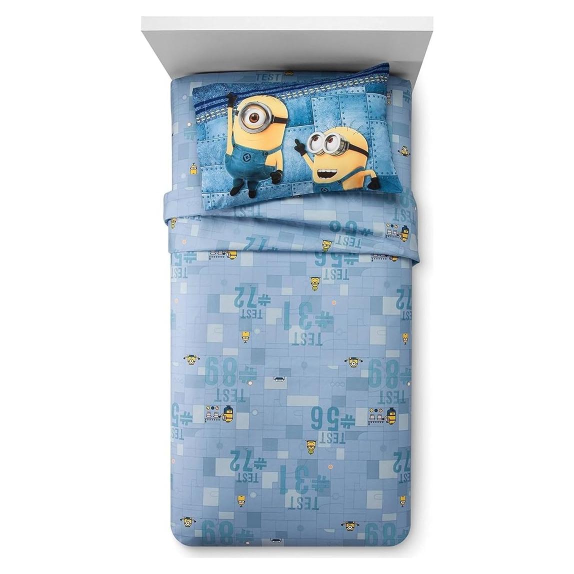 Juego de Sábanas Individual Minions Mi Villano Favorito 3 3 Piezas