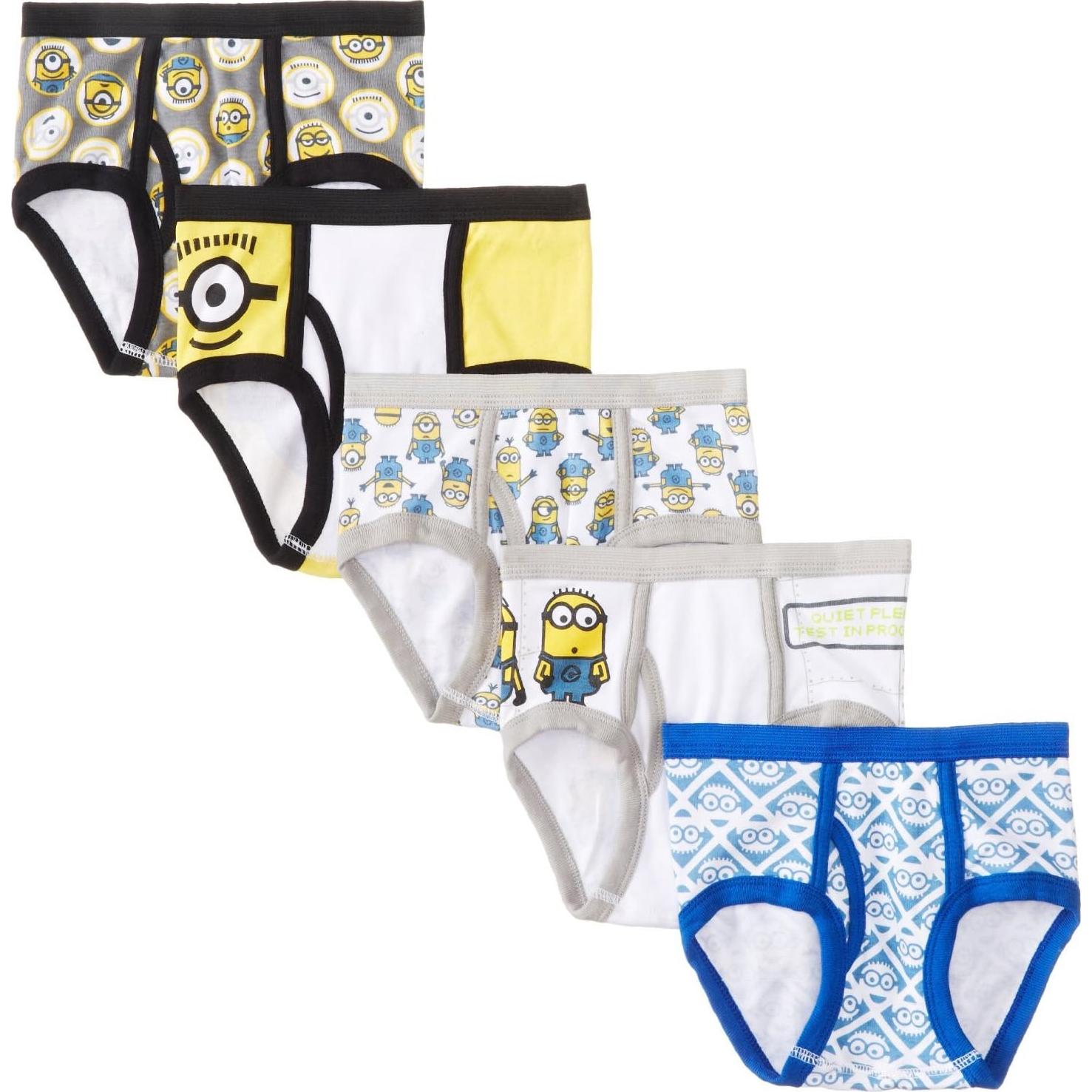 Paquete de 5 calzoncillos Handcraft Despicable Me 2-7 años