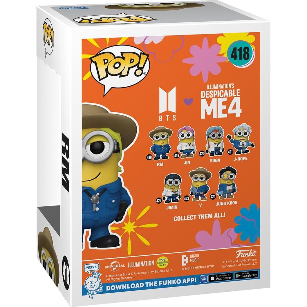Figura Funko Pop! RM Minion BTS - Vinilo Coleccionable 11.3 cm