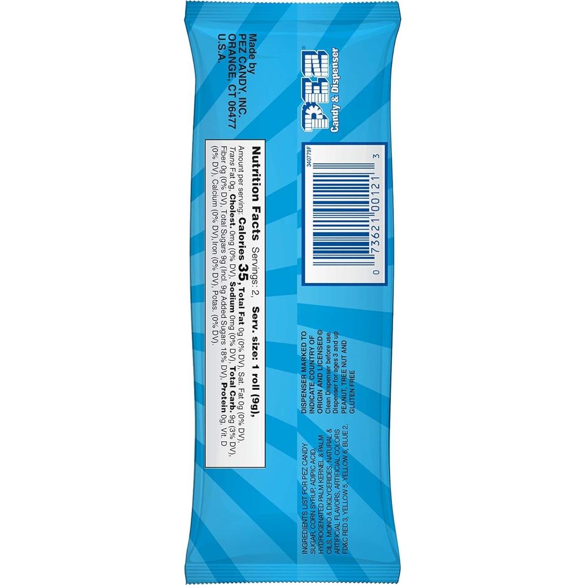 Paquete de 12 Dispensadores PEZ Minions Frutas Surtidas