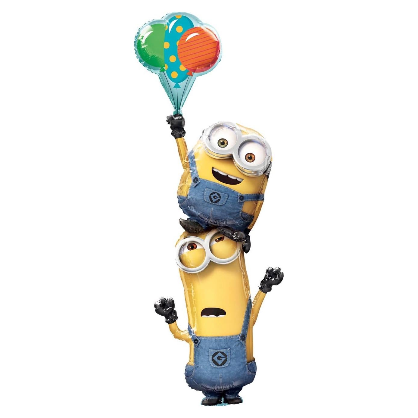 Globo Apilador de Minions Anagram 43 cm Azul Amarillo