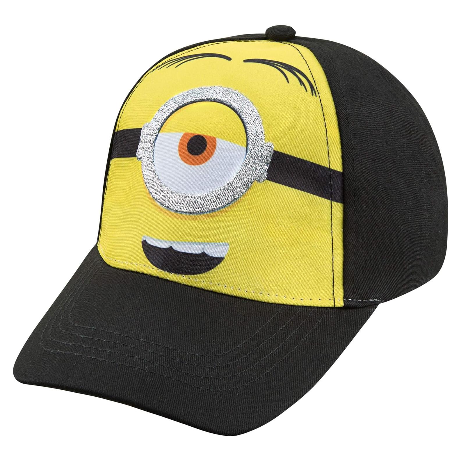 Gorra de béisbol Minions para niños 4-7 años