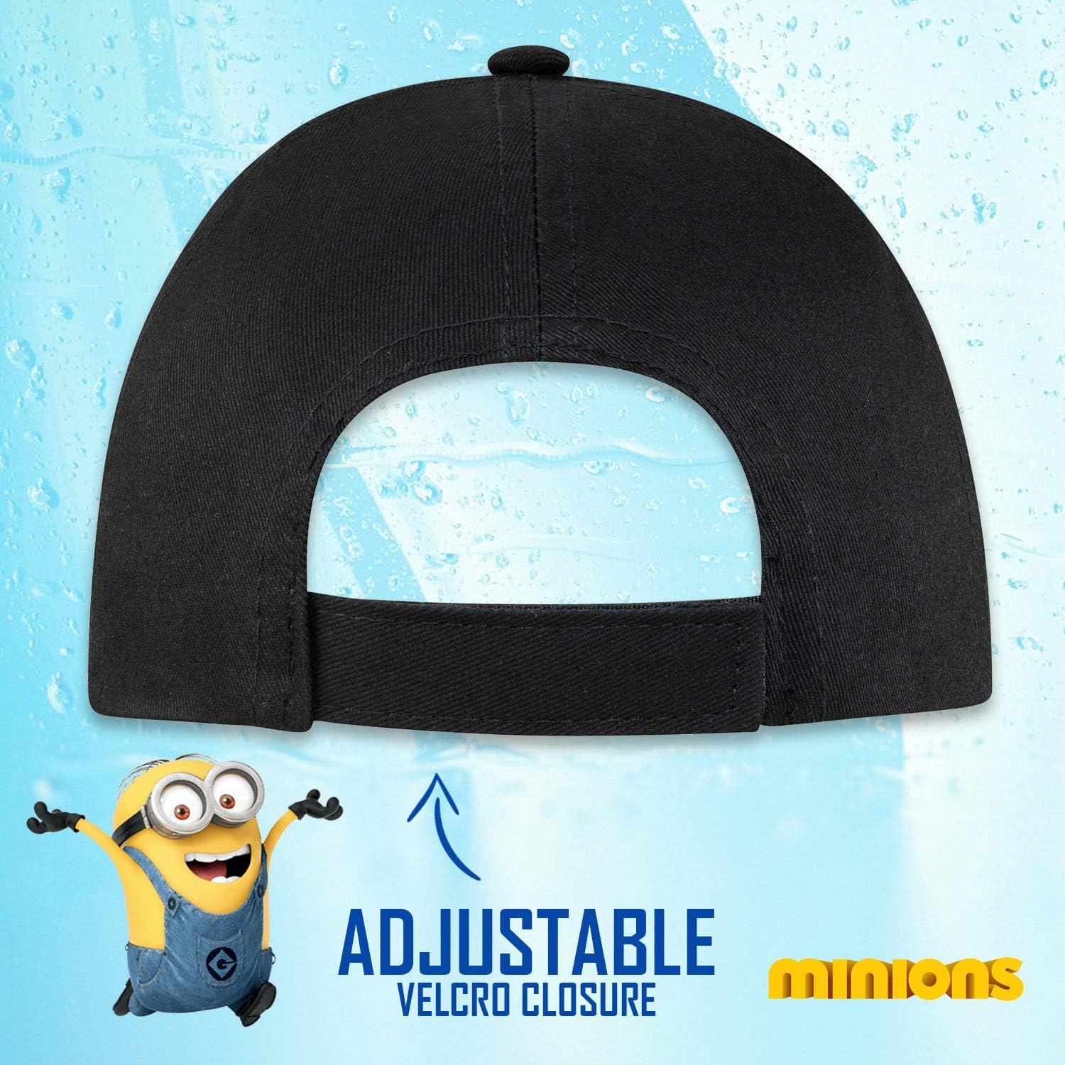 Gorra de béisbol Minions para niños 4-7 años