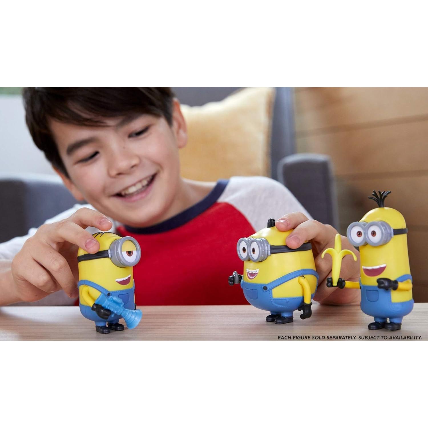 Figura de acción Minions Sing 'n Babble Otto 10.2 cm Mattel