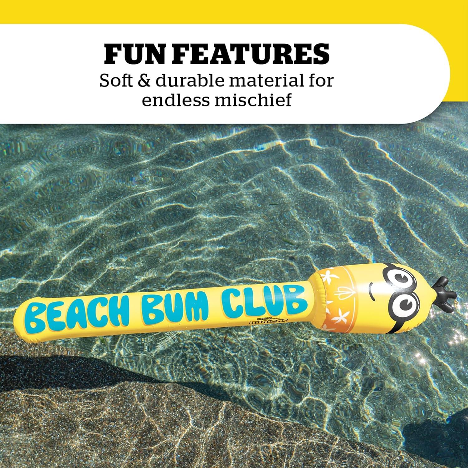 Noodle Inflable BigMouth Minions Playa 23x23cm - Diversión Verano